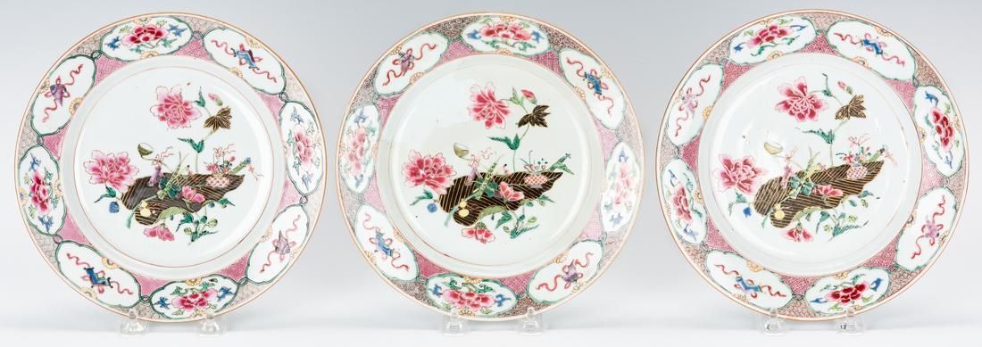 5 Chinese Export Famille Rose Porcelain Pieces - Image 6 of 11