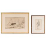 2 World War I Works on Paper, incl. James McBey, Kerr Eby