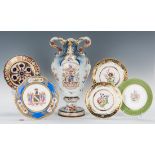 Armorial Urn, Plates incl. Northumberland