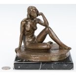 Alan LeQuire Bronze, Seated Nude