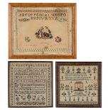 3 Needlework samplers