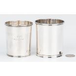 2 Coin Silver Cups, Kirk & Gorham