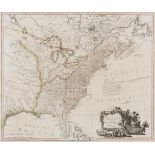 Faden N. America Map, 1796, Franklinia