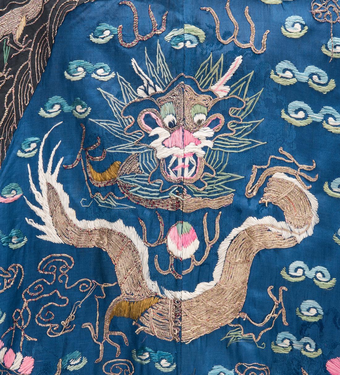 Chinese Theatrical Robe & Qing Tasseled Collar - Image 12 of 18