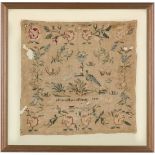 Tennessee Sampler by Mary Martin, 1838