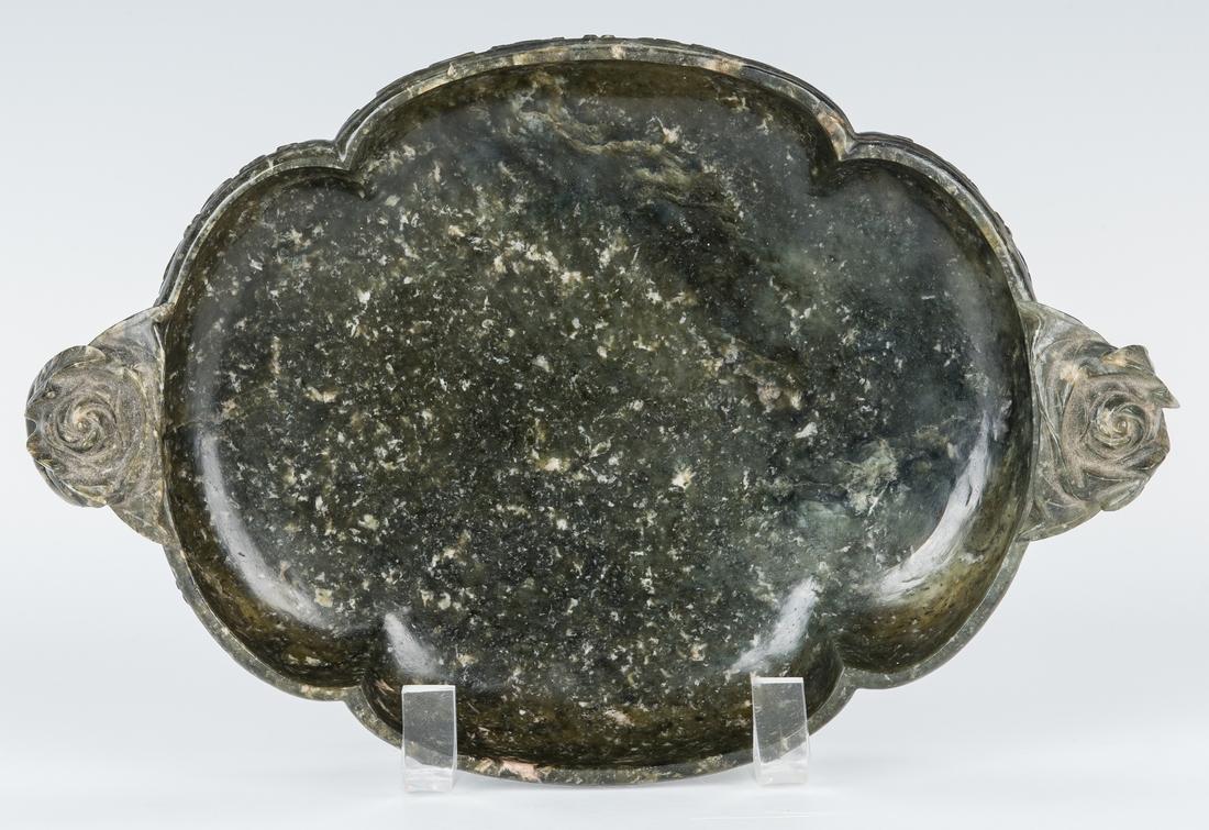 Chinese Spinach Jade Marriage Bowl - Image 8 of 14