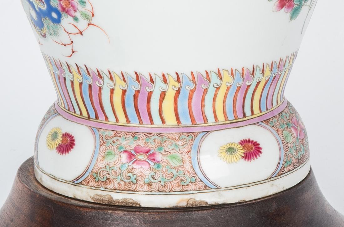 Chinese Famille Rose Lamp, Precious Objects - Image 14 of 14