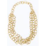 18k Gold Chain Necklace Set, 240 grams