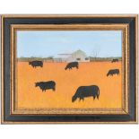 Carroll Cloar Painting, Black Angus