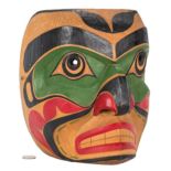 Randy Stiglitz Tlingit Carved Polychrome Mask