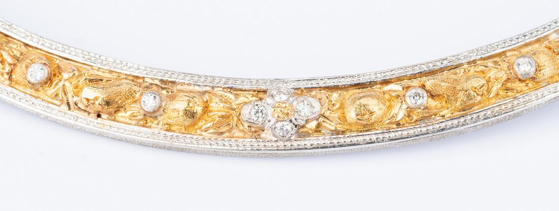 F. Buccellati 18k Dia Collar Necklace - Image 5 of 16