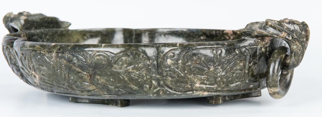 Chinese Spinach Jade Marriage Bowl - Image 11 of 14