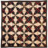 Windmill Blades Pattern Quilt