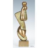 Bronze abstract sculpture by Dorothy Wilson