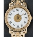 Lady's 18k Hermes Sellier Wrist Watch