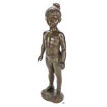 Marcello Tommasi, Bronze Sculpture of a Child