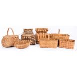 7 Native American Cherokee Baskets