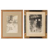 2 Toulouse-Lautrec Lithographs, incl. Folies-Bergere, Au Cirque