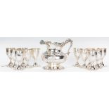 Dominick & Haff Sterling Pitcher & 12 Goblets