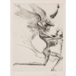 Salvador Dali Le Demon Aile Etching, 1/50