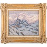 Jacques Martin Ferrieres O/C, Abbruzzes Snow Scene