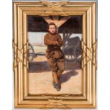 Armand F.J. Henrion oil, WWI Soldier