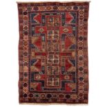 Antique Caucasian Kazak Rug, 7' x 4'8"