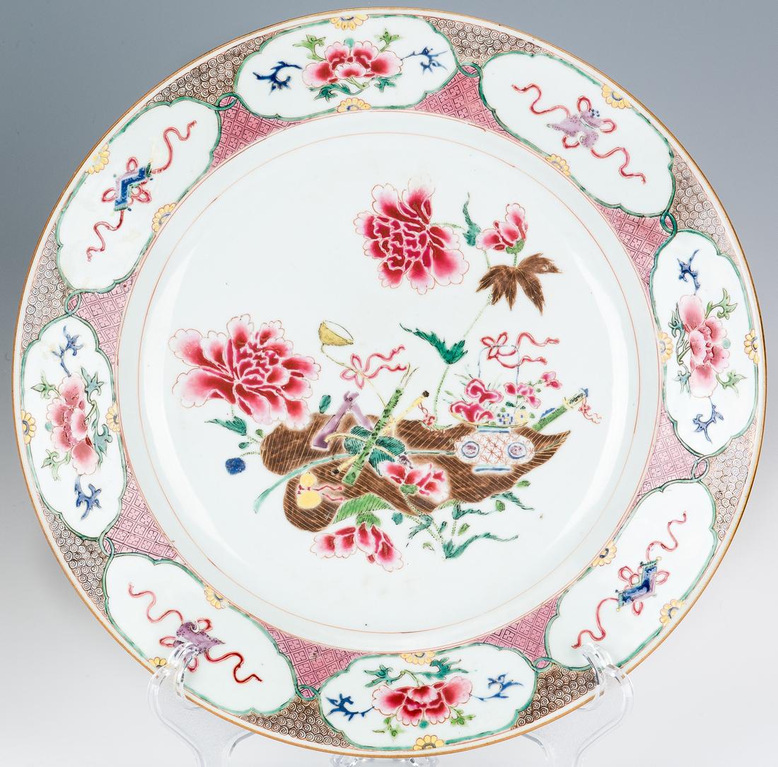 5 Chinese Export Famille Rose Porcelain Pieces - Image 3 of 11