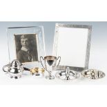 2 Sterling & 5 Silverplate Items, incl. Christofle