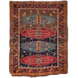 Caucasus Rug, Animal Motifs, 57" x 45"