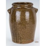 NC Stamped Daniel Seagle Pottery Stoneware Jar, One Gallon