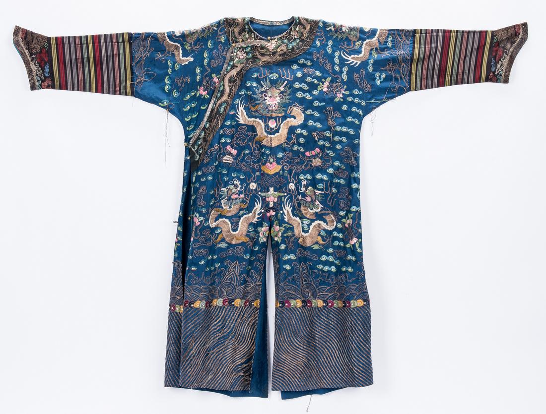 Chinese Theatrical Robe & Qing Tasseled Collar - Image 3 of 18