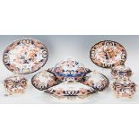 Large Group Royal Crown Derby Imari, most 19th Century