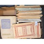 A large collection of bound and sheet music, and music related volumes (5 boxes)