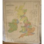 British Isles. Sixty four maps from the 1st County Series, mechanically coloured, including the Isle