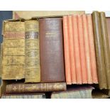 Bunyan (John) Works, calf, Ainsworth's Dictionary, London 1808, another dictionary, and assorted