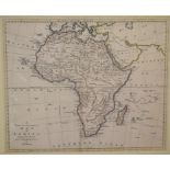 Africa. A Thomas Bowen tinted map, A New and Accurate Map of Africa, Drawn from the best