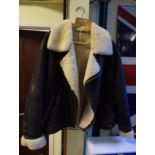 An A.M.I. leather flying jacket (medium)