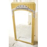 An Art Deco style mirror, 66 cm wide