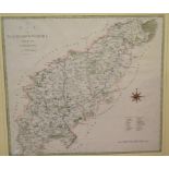 Northamptonshire. A John Cary tinted map, A Map of Northamptonshire from the Best Authorities,