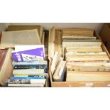 A large collection of bound and sheet music, and music related volumes (5 boxes)