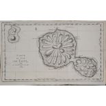 Tahiti. A Jacques Bellin map, Carte De L'Isle De Taiti, Par Le Lieutenant J Cook, 1769, unframed,