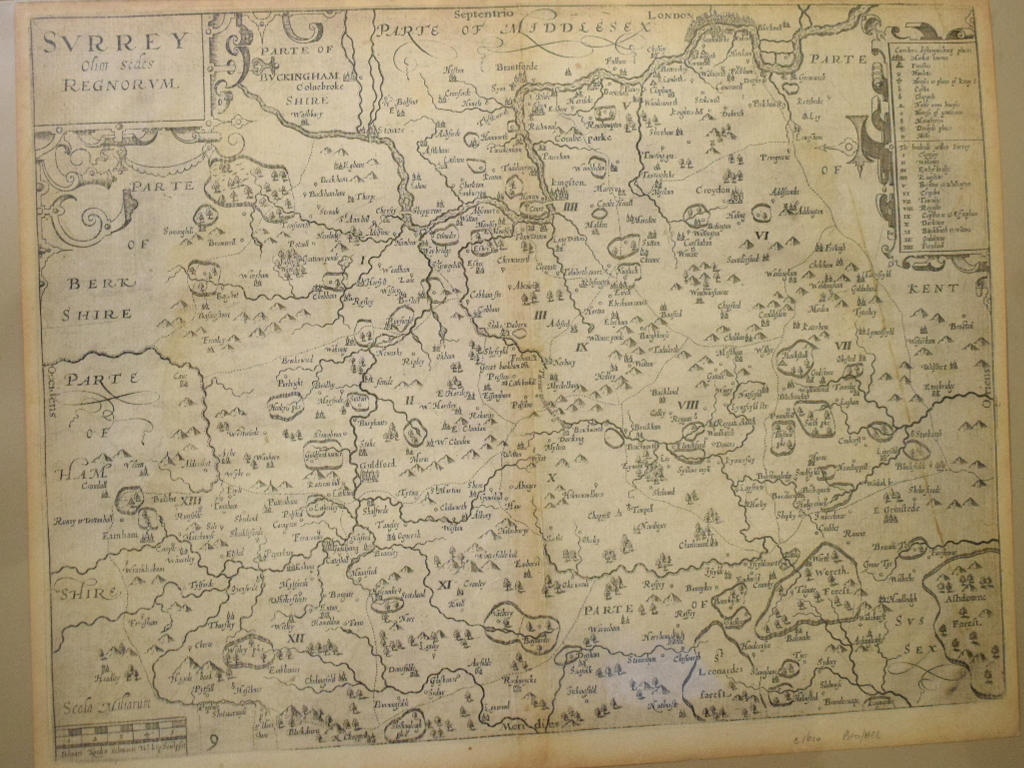 An album of maps and engravings, including Blome, Morden, Lodge, Ramble and others, including