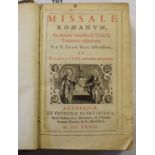 Missale Romanum, Ex Decreto Sacrosancti Concilii Tridentint Restitutum Pii V Pont Max et Clementis