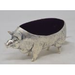 A plated pig pincushion Modern