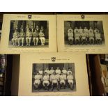 Assorted school photographs, mainly Fettes College and Cambridge University, circa 1920s to 1940s (