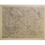 Surrey. A William Kip map, Surrey Olim Sedes Regnorum, no plate number, mounted, 30 x 39 cm Report