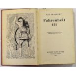 Bradbury (Ray) Fahrenheit 451, 1st edition, lacks DW, London 1954