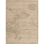 The Pacific. An Emanuel Bowen chart, A New & Accurate Chart of the Discoveries made by the late Capt