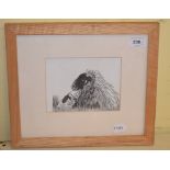 An Oenone Acheson limited edition print, another, a Katharine Skillen wood engraving, Blackface